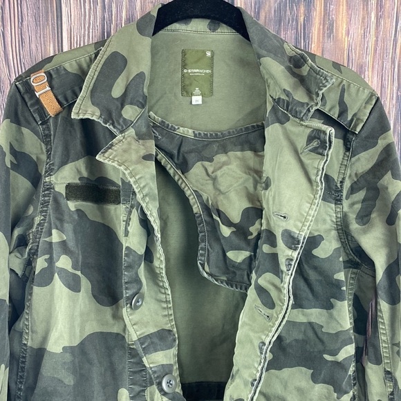 G Star Raw Women’s Cargo Line Camouflage Jacket - Picture 10 of 16